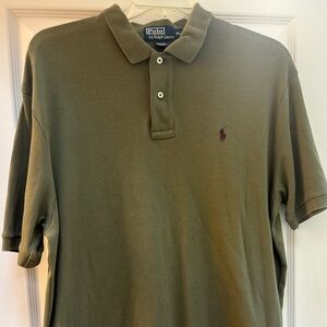 Ralph Lauren Men's Olive Polo Shirt